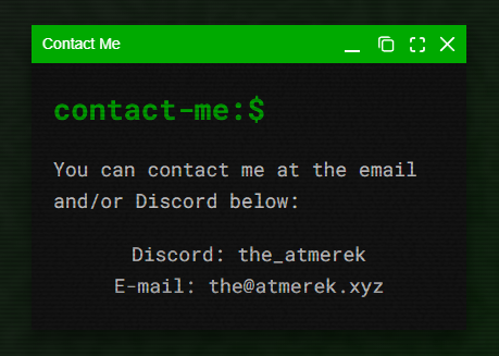 Window preview Alt text
